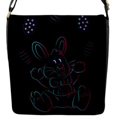 Easter-bunny-hare-rabbit-animal Flap Closure Messenger Bag (s) by Amaryn4rt