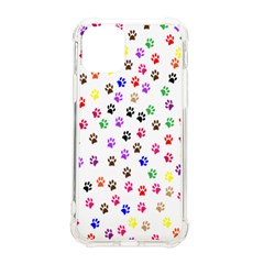 Paw Prints Background Iphone 11 Pro 5 8 Inch Tpu Uv Print Case by Amaryn4rt