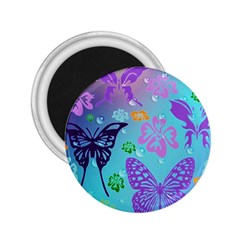 Butterfly Vector Background 2 25  Magnets by Amaryn4rt