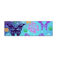 Butterfly Vector Background Sticker (bumper) by Amaryn4rt