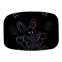 Easter-bunny-hare-rabbit-animal Mini Square Pill Box by Amaryn4rt