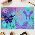 Butterfly Vector Background Cosmetic Bag (XXL) Back