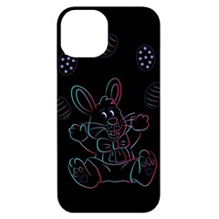 Easter-bunny-hare-rabbit-animal Iphone 14 Black Uv Print Case by Amaryn4rt