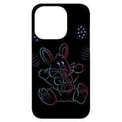 Easter-bunny-hare-rabbit-animal Iphone 14 Pro Black Uv Print Case by Amaryn4rt