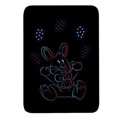 Easter-bunny-hare-rabbit-animal Rectangular Glass Fridge Magnet (4 Pack) by Amaryn4rt