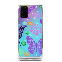 Butterfly Vector Background Samsung Galaxy S20plus 6 7 Inch Tpu Uv Case by Amaryn4rt