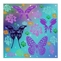 Butterfly Vector Background Banner And Sign 4  X 4  by Amaryn4rt