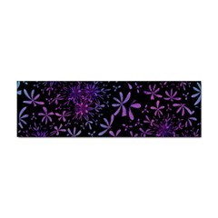 Retro-flower-pattern-design-batik Sticker (bumper) by Amaryn4rt