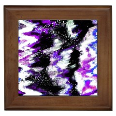 Abstract Canvas-acrylic-digital-design Framed Tile by Amaryn4rt