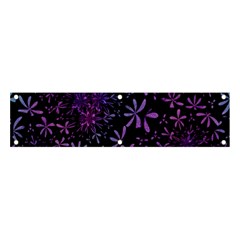 Retro-flower-pattern-design-batik Banner And Sign 4  X 1  by Amaryn4rt