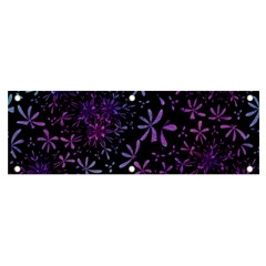 Retro-flower-pattern-design-batik Banner And Sign 6  X 2  by Amaryn4rt