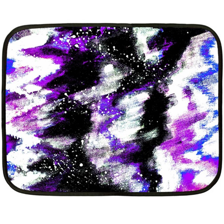 Abstract Canvas-acrylic-digital-design Two Sides Fleece Blanket (Mini)