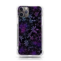 Retro-flower-pattern-design-batik Iphone 11 Pro 5 8 Inch Tpu Uv Print Case by Amaryn4rt