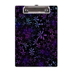 Retro-flower-pattern-design-batik A5 Acrylic Clipboard by Amaryn4rt