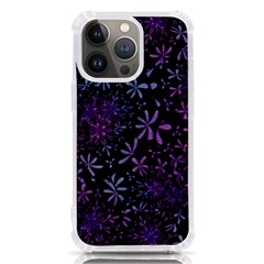 Retro-flower-pattern-design-batik Iphone 13 Pro Tpu Uv Print Case by Amaryn4rt