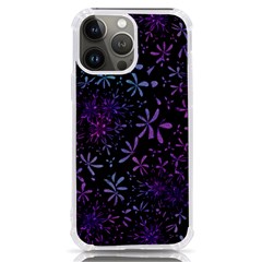 Retro-flower-pattern-design-batik Iphone 13 Pro Max Tpu Uv Print Case by Amaryn4rt