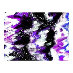 Abstract Canvas-acrylic-digital-design Two Sides Premium Plush Fleece Blanket (mini) by Amaryn4rt