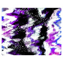 Abstract Canvas-acrylic-digital-design Two Sides Premium Plush Fleece Blanket (medium) by Amaryn4rt