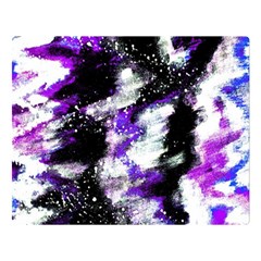 Abstract Canvas-acrylic-digital-design Two Sides Premium Plush Fleece Blanket (large) by Amaryn4rt