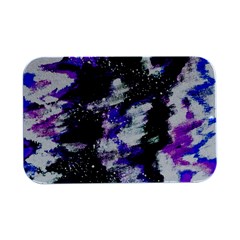 Abstract Canvas-acrylic-digital-design Open Lid Metal Box (silver)  