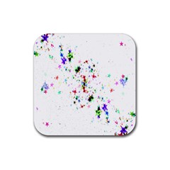 Star-structure-many-repetition- Rubber Coaster (square) by Amaryn4rt