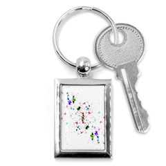 Star-structure-many-repetition- Key Chain (rectangle) by Amaryn4rt