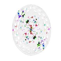 Star-structure-many-repetition- Oval Filigree Ornament (two Sides)