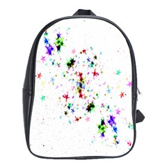 Star-structure-many-repetition- School Bag (xl) by Amaryn4rt