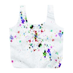 Star-structure-many-repetition- Full Print Recycle Bag (l) by Amaryn4rt