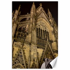 Cologne-church-evening-showplace Canvas 12  X 18  by Amaryn4rt