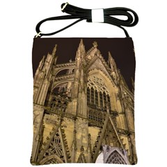 Cologne-church-evening-showplace Shoulder Sling Bag by Amaryn4rt