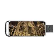 Cologne-church-evening-showplace Portable Usb Flash (one Side) by Amaryn4rt