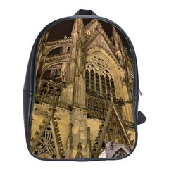 Cologne-church-evening-showplace School Bag (xl) by Amaryn4rt