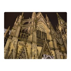 Cologne-church-evening-showplace Two Sides Premium Plush Fleece Blanket (mini) by Amaryn4rt