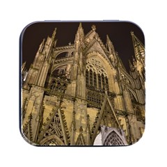 Cologne-church-evening-showplace Square Metal Box (black) by Amaryn4rt