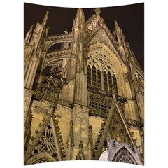 Cologne-church-evening-showplace Back Support Cushion by Amaryn4rt