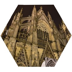 Cologne-church-evening-showplace Wooden Puzzle Hexagon by Amaryn4rt