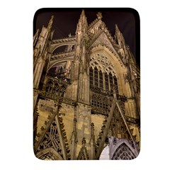 Cologne-church-evening-showplace Rectangular Glass Fridge Magnet (4 Pack) by Amaryn4rt