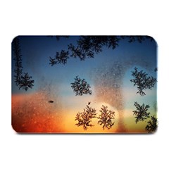 Hardest-frost-winter-cold-frozen Plate Mats by Amaryn4rt