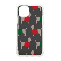 Cute Dachshund Dogs Wearing Jumpers Wallpaper Pattern Background Iphone 11 Pro 5 8 Inch Tpu Uv Print Case by Amaryn4rt