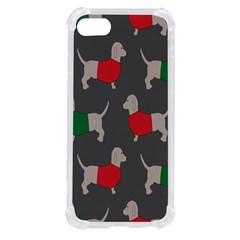 Cute Dachshund Dogs Wearing Jumpers Wallpaper Pattern Background Iphone Se by Amaryn4rt