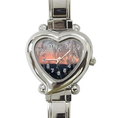 Hardest-frost-winter-cold-frozen Heart Italian Charm Watch by Amaryn4rt