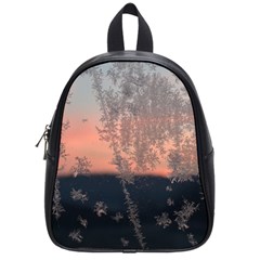 Hardest-frost-winter-cold-frozen School Bag (small) by Amaryn4rt