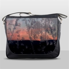 Hardest-frost-winter-cold-frozen Messenger Bag by Amaryn4rt