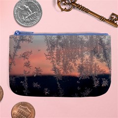 Hardest-frost-winter-cold-frozen Large Coin Purse by Amaryn4rt