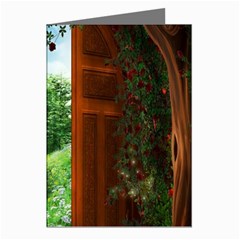 Beautiful World Entry Door Fantasy Greeting Cards (pkg Of 8)