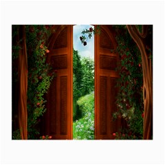 Beautiful World Entry Door Fantasy Small Glasses Cloth by Amaryn4rt