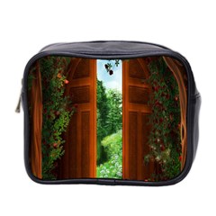 Beautiful World Entry Door Fantasy Mini Toiletries Bag (two Sides) by Amaryn4rt