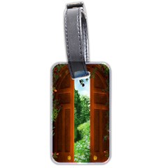 Beautiful World Entry Door Fantasy Luggage Tag (two Sides) by Amaryn4rt