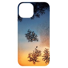 Hardest-frost-winter-cold-frozen Iphone 14 Black Uv Print Case by Amaryn4rt